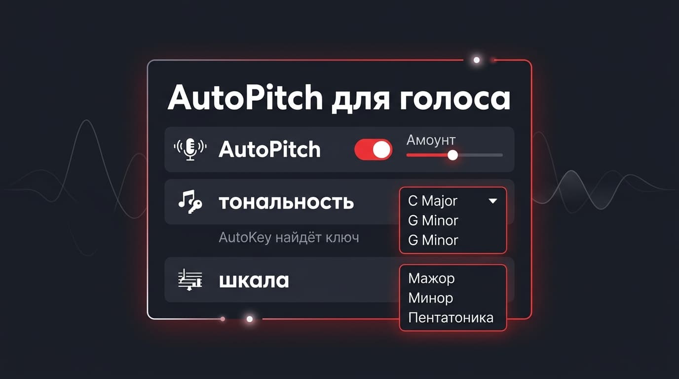 Поднять высоту звука в BandLab: разница между MIDI-нотой и питчем голоса — фото 3