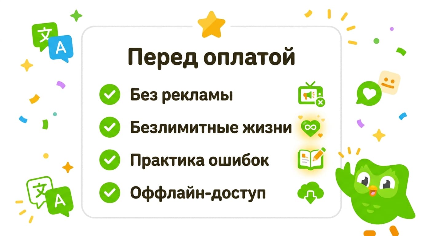 Duolingo: как оплатить подписку Super из России в 2026 году — фото 5