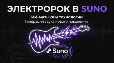 Электророк в Suno: как собрать промпт, чтобы получить тяжёлые гитары и синтезаторы одновременно