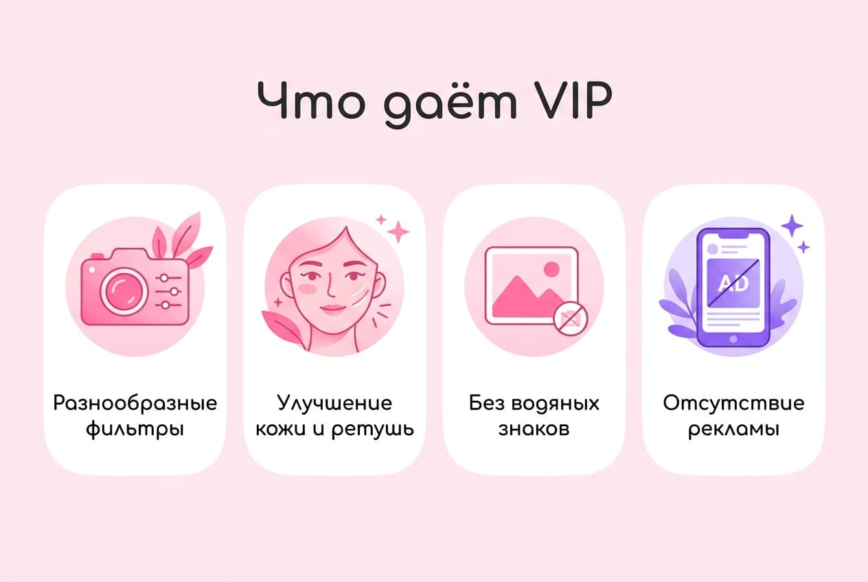 Как оплатить Meitu из России в 2026 году: подписку VIP без зарубежной карты — фото 1