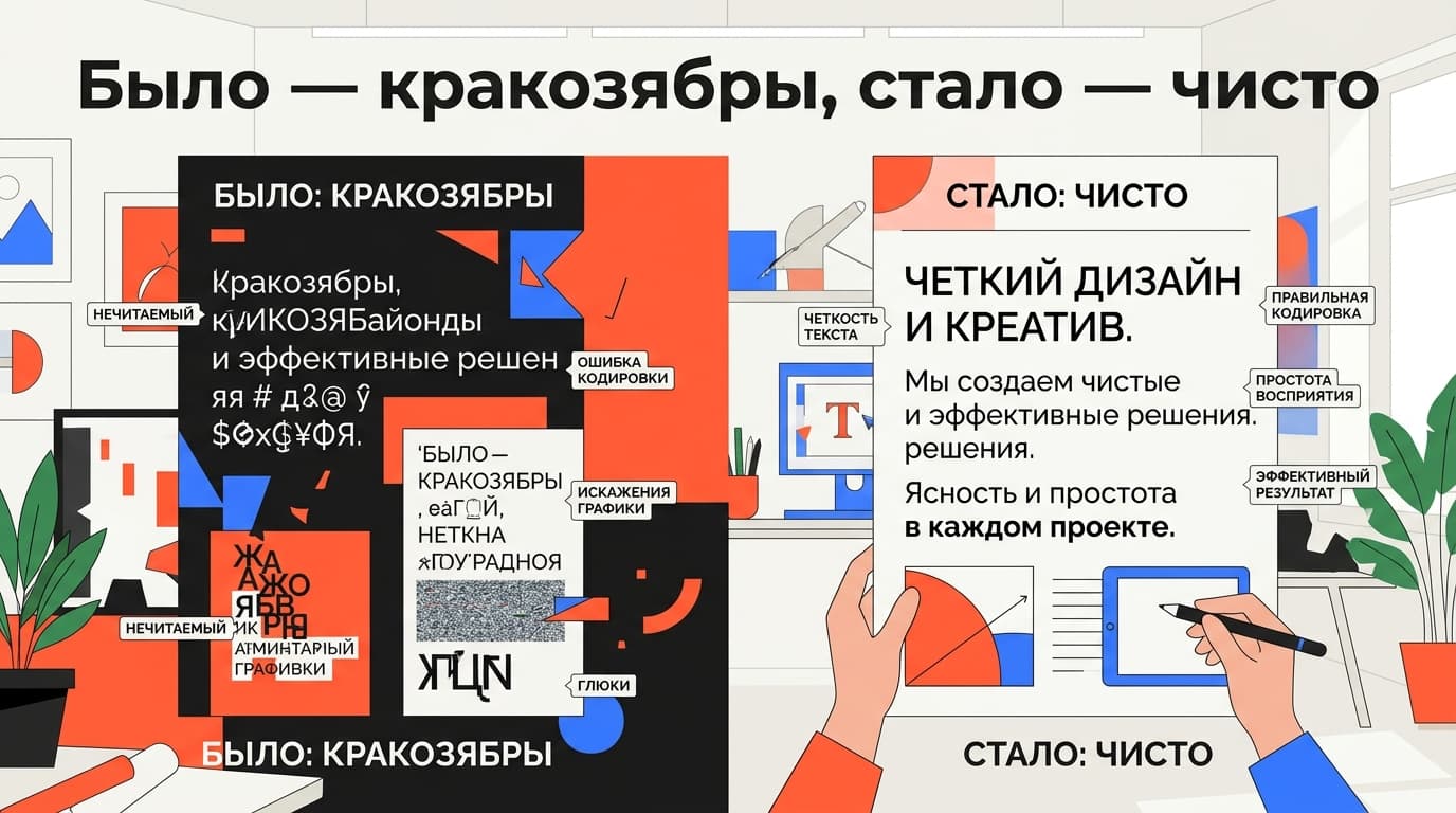 Кириллица в Ideogram: как получить русский текст на картинке без ошибок в буквах — фото 1