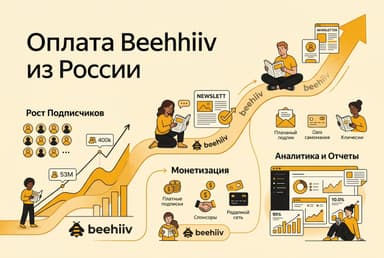 Как оформить подписку Beehiiv из России в 2026 году: без зарубежной карты