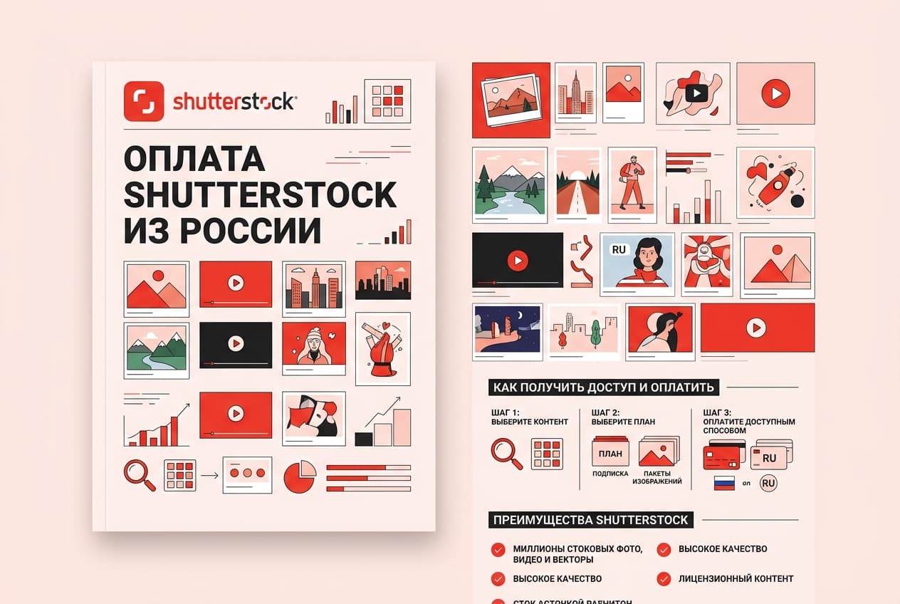 Как оформить подписку Shutterstock из России в 2026 году: без зарубежной карты