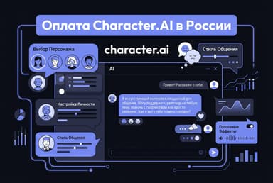 Как оплатить подписку Character.AI в России в 2026 году: без зарубежной карты