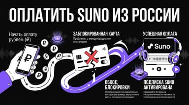 Оплата Suno из России в 2026 году: какие способы реально работают