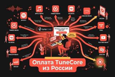 Как оплатить TuneCore из России в 2026 году: дистрибуция музыки без зарубежной карты