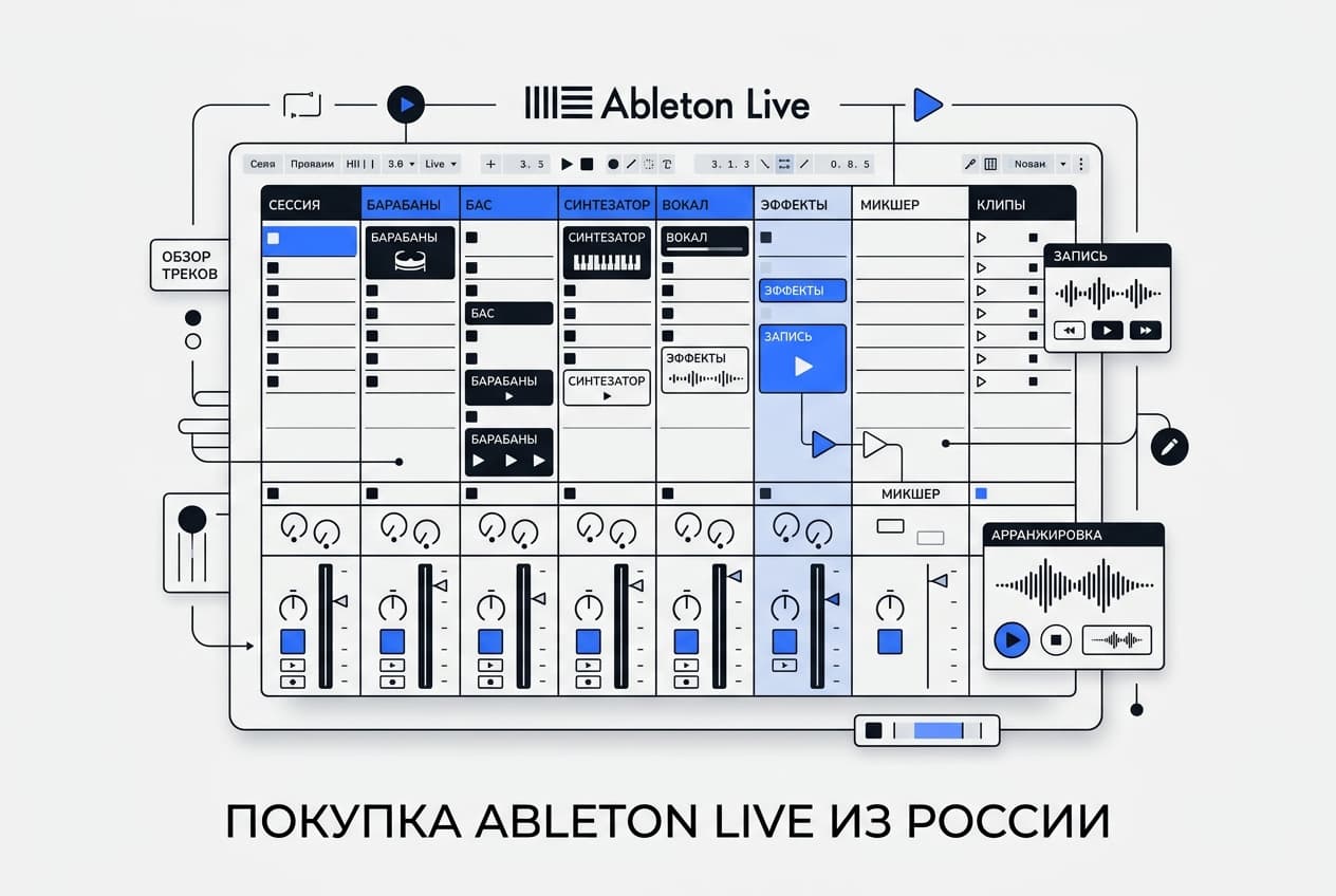 Как купить Ableton Live из России в 2026 году: без зарубежной карты