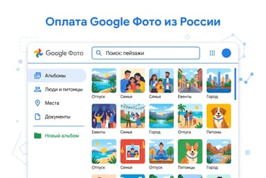Как оплатить Google Фото из России в 2026 году: место под фото без зарубежной карты