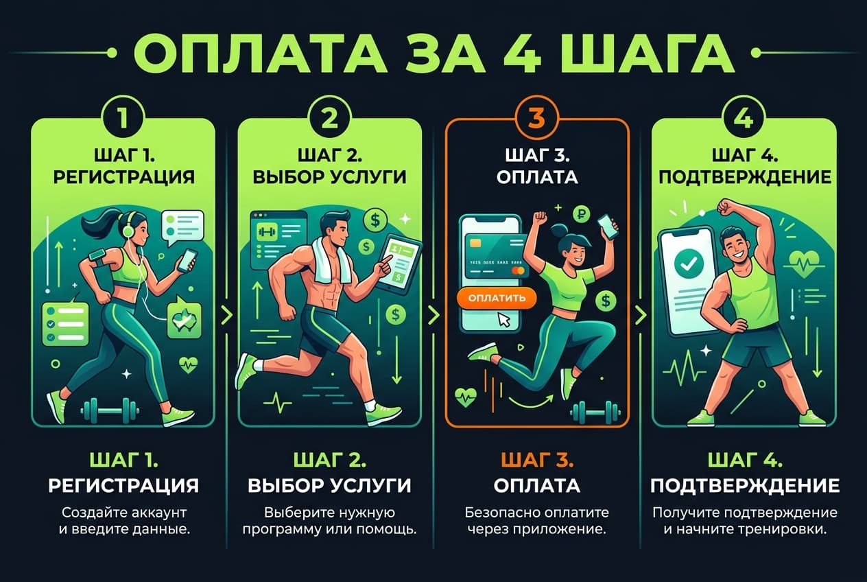 Как оплатить FitShow из России в 2026 году: фитнес-подписка без зарубежной карты — фото 4