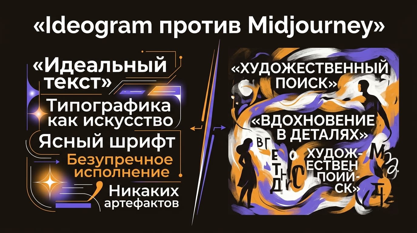 Когда выбрать Ideogram вместо Midjourney: гайд по тексту и картинкам — фото 5