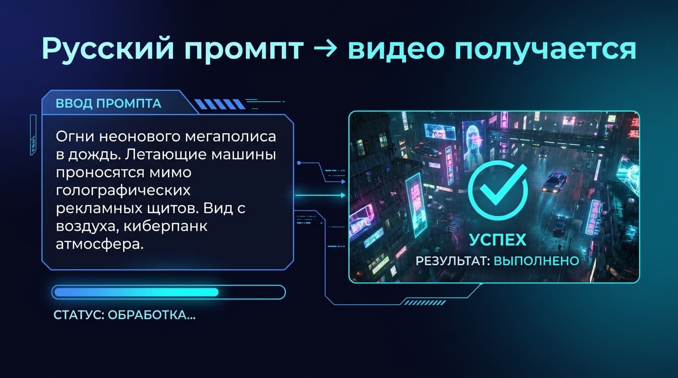 Понимает ли Hailuo русский язык: честный разбор нейросети для видео — фото 1