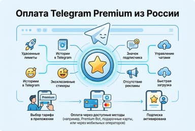 Как оплатить Telegram Premium из России в 2026 году: без зарубежной карты