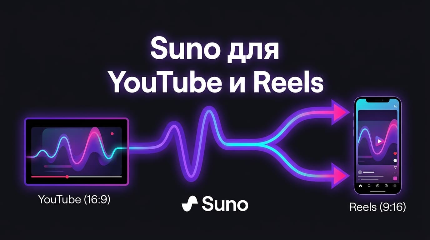 Suno для контента: фоновая музыка для YouTube и Reels