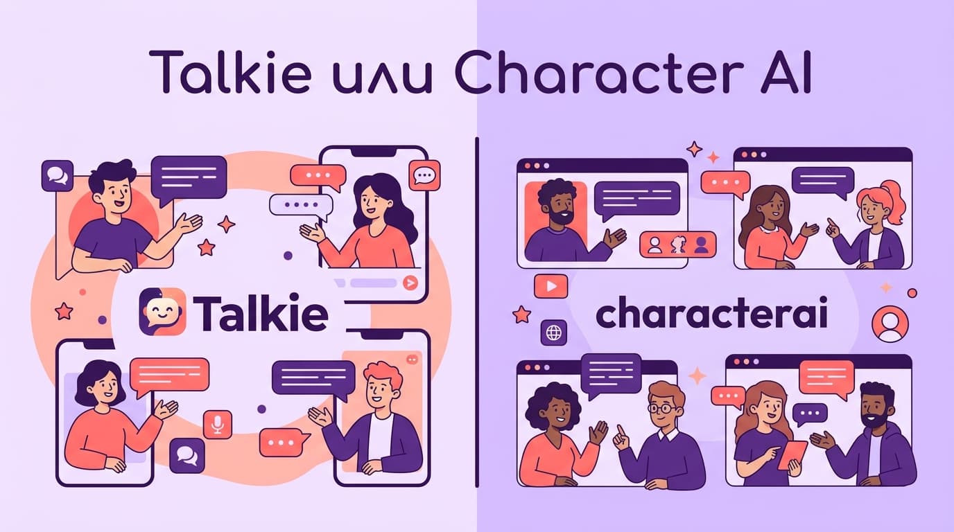 Когда выбрать Talkie, а когда Character AI: честное сравнение двух ИИ-компаньонов