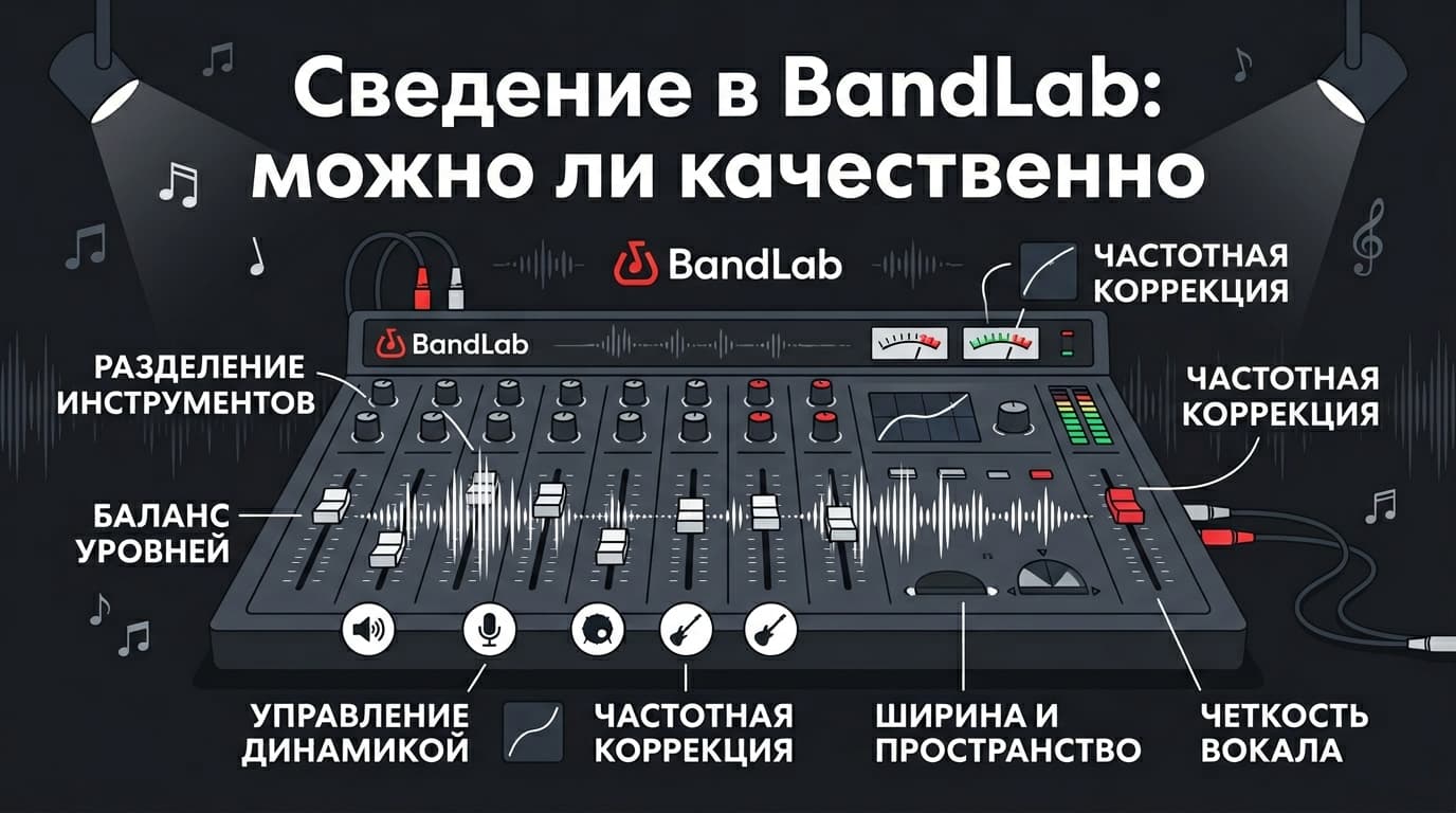 Сведение трека в BandLab: насколько это реально по-настоящему качественно