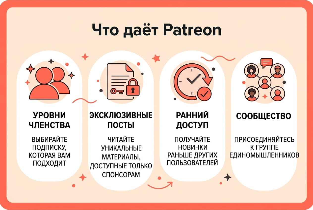 Как оформить подписку на Patreon из России в 2026 году: без зарубежной карты — фото 1