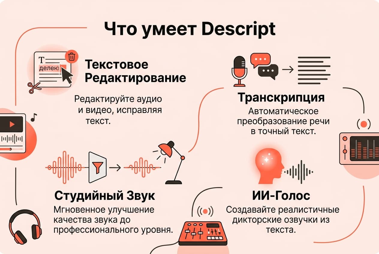 Как оформить подписку Descript из России в 2026 году: без зарубежной карты — фото 1