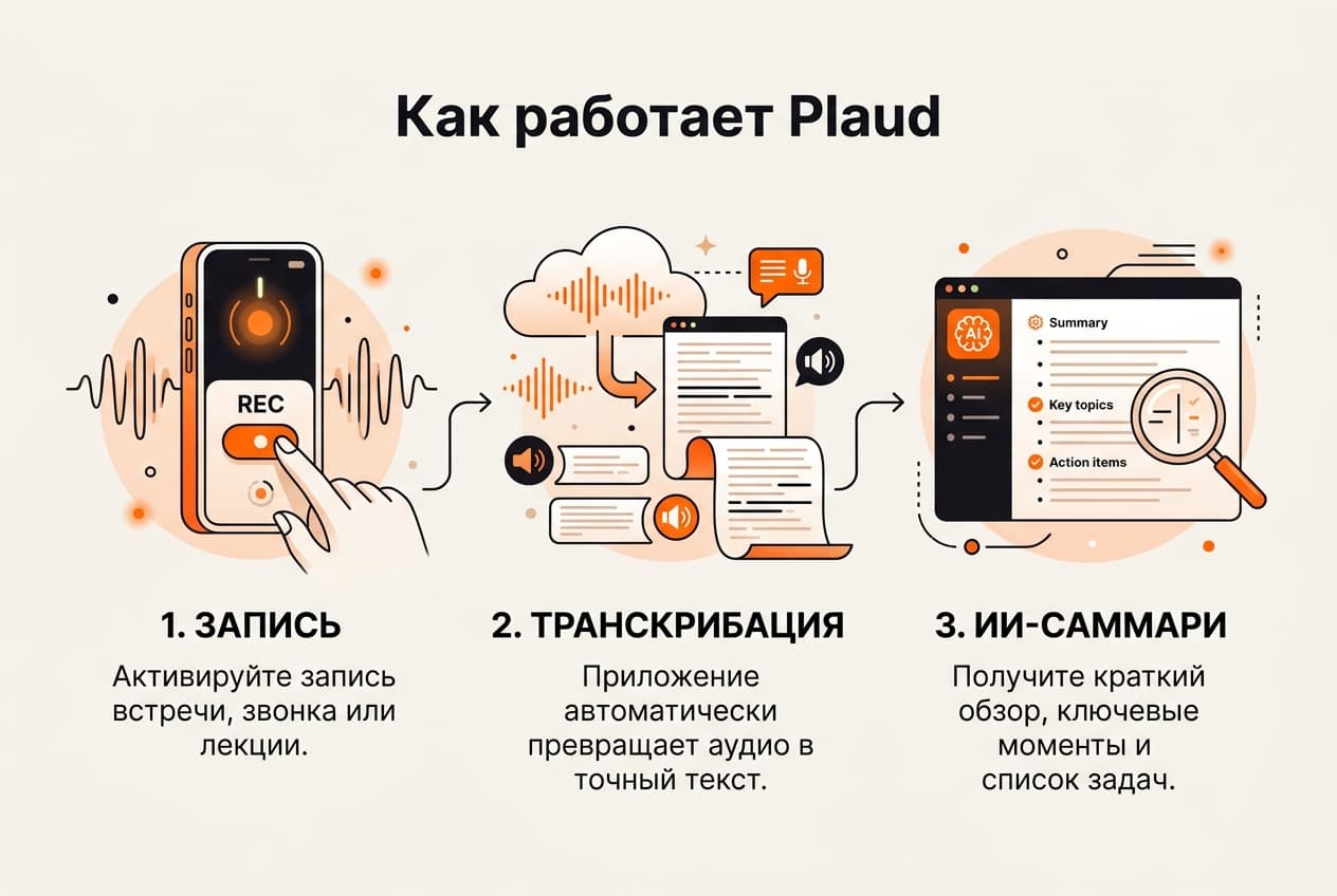 Как оплатить Plaud Note из России в 2026 году: подписку на ИИ-диктофон без зарубежной карты — фото 1