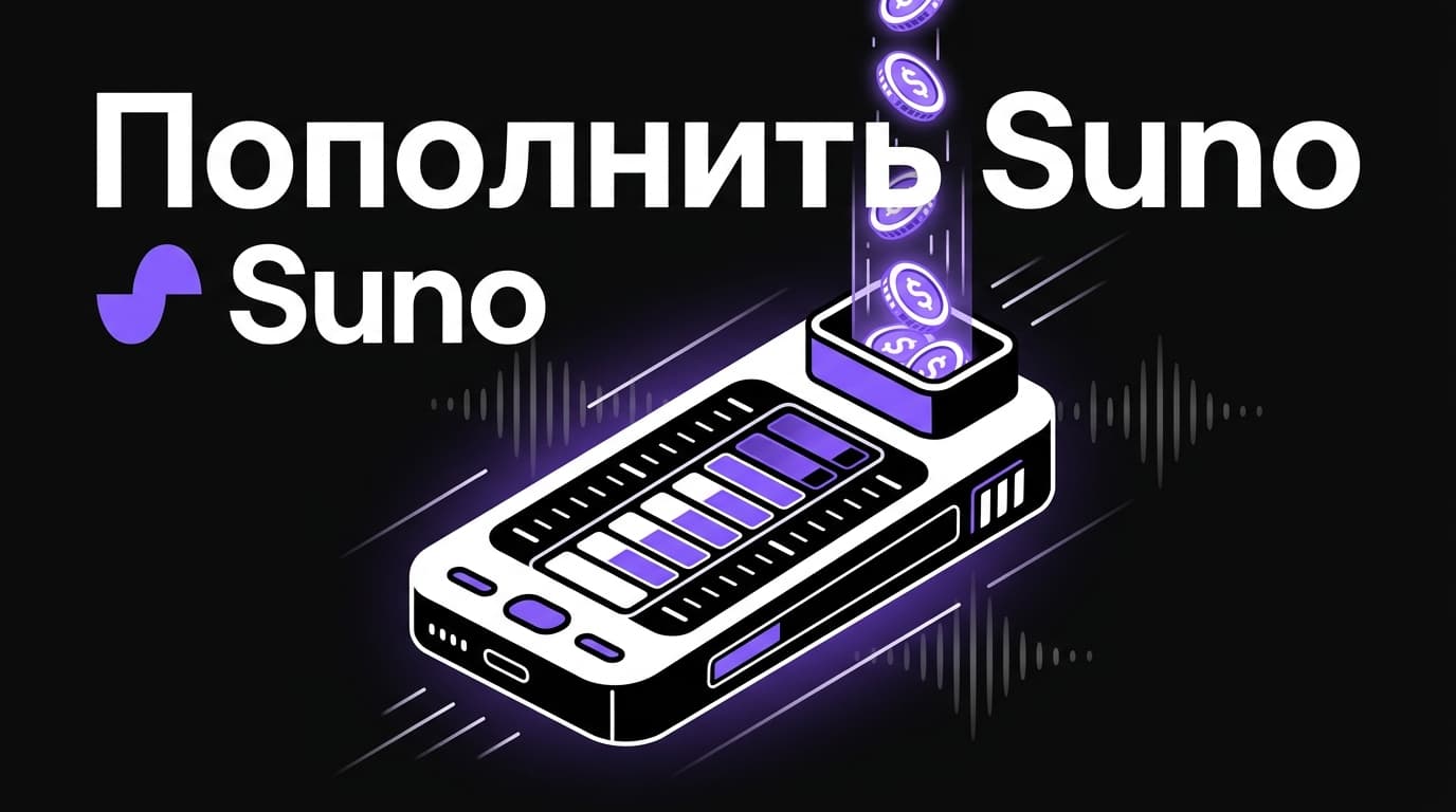 Кончились кредиты в Suno: что делать и как пополнить аккаунт