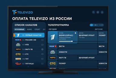 Как оплатить Televizo из России в 2026 году: премиум IPTV-плеера без зарубежной карты