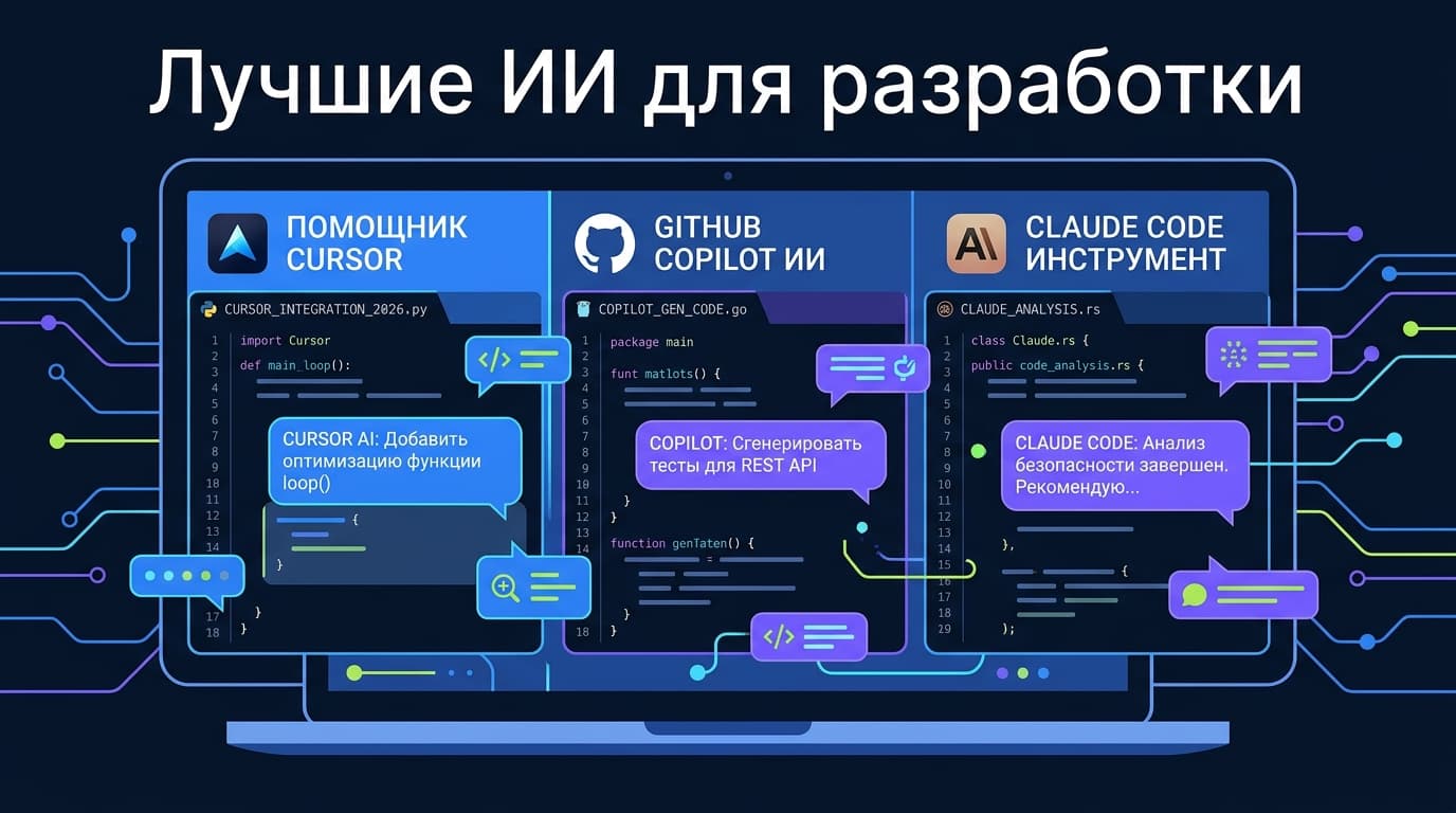 Лучшие ИИ для разработки в 2026: как выбрать инструмент и оплатить его из России