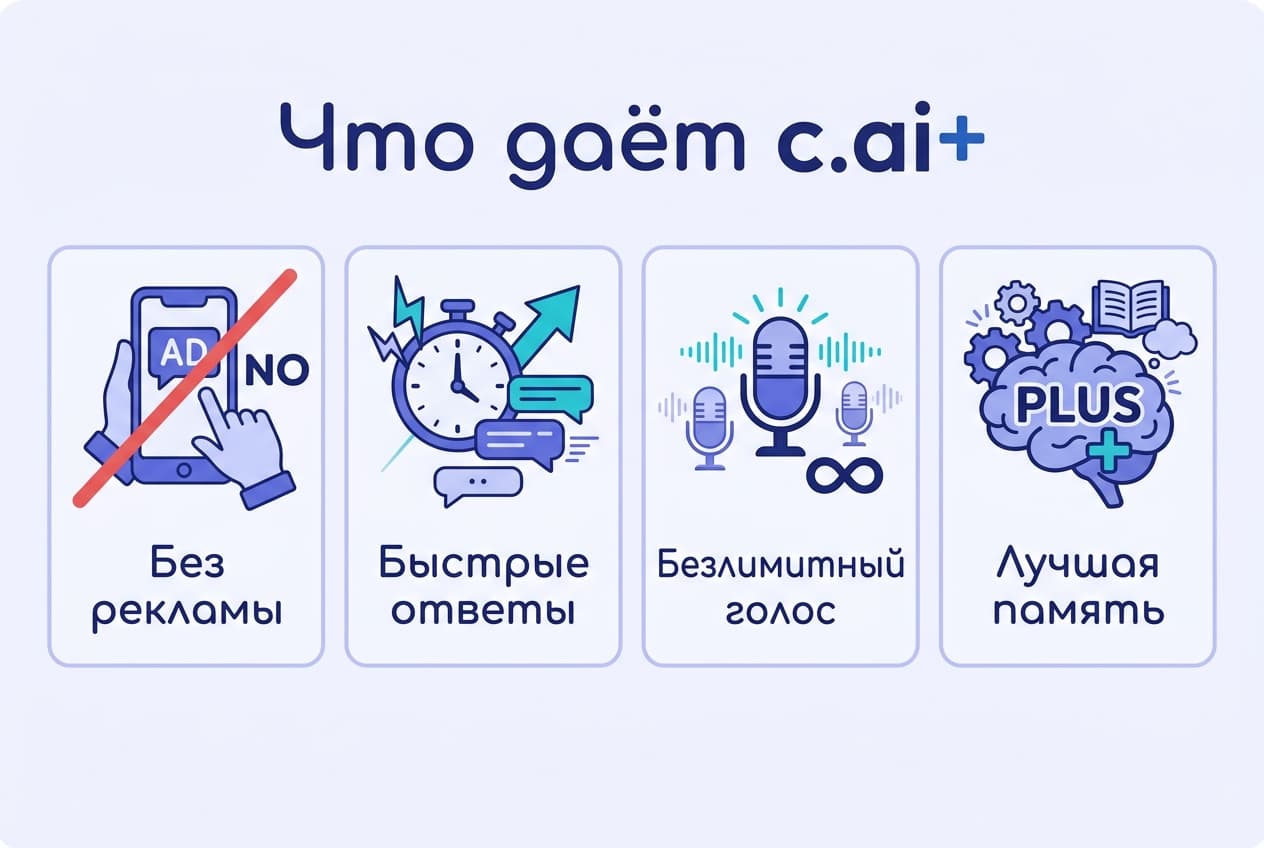 Как оплатить Character AI из России в 2026 году: подписка c.ai+ без зарубежной карты — фото 1
