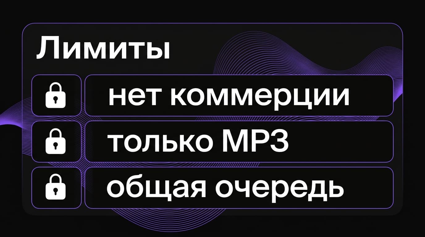Suno без подписки: сколько песен реально сделать бесплатно и на чём обрежут крылья — фото 2