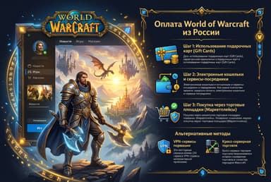 Как оплатить World of Warcraft из России в 2026 году: подписку без зарубежной карты