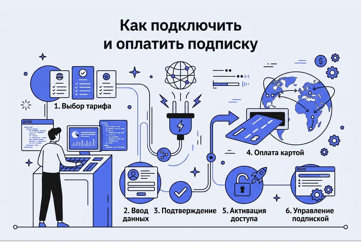 Как подключить и оплатить подписку из России в 2026 году