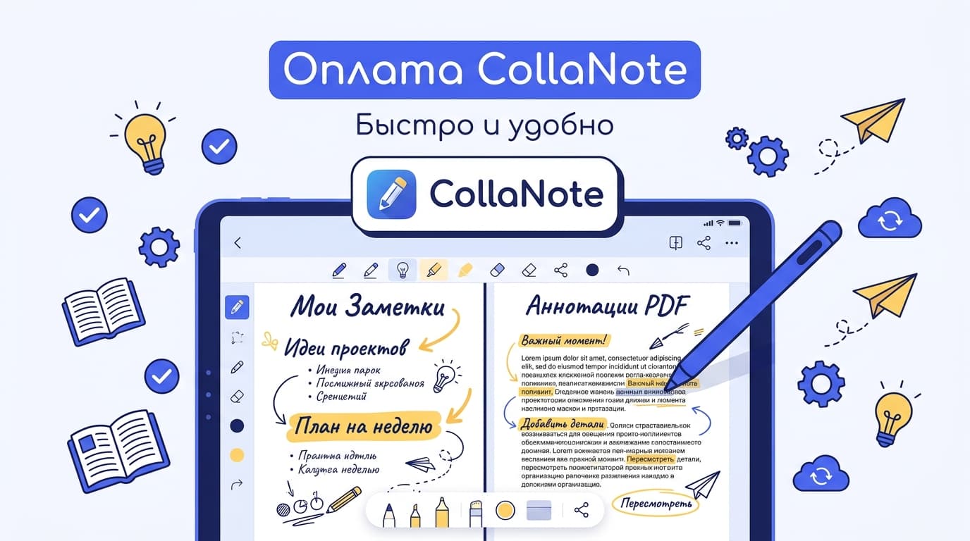 CollaNote: как оплатить подписку из России в 2026 году
