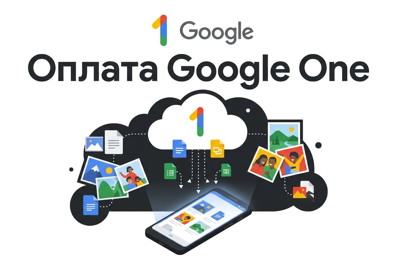 Как оплатить подписку Google One из России в 2026 году
