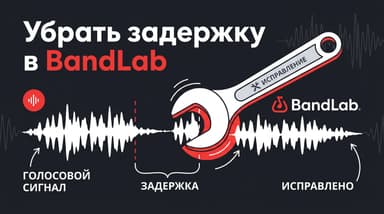Задержка звука в BandLab на компьютере: как убрать буфером, мониторингом и проводами