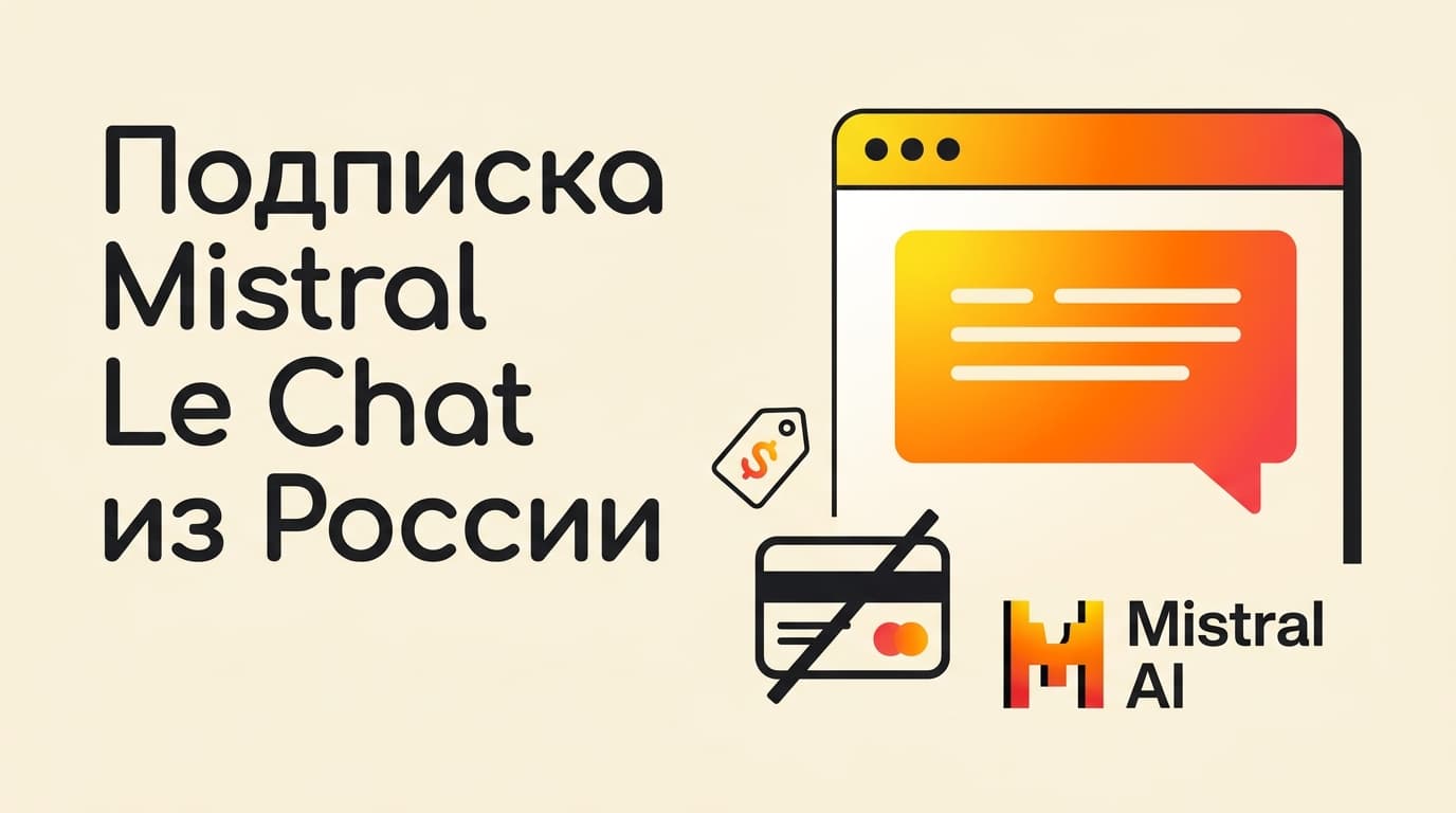 Как оформить подписку Mistral AI (Le Chat) из России в 2026 году: тарифы, оплата и подводные камни