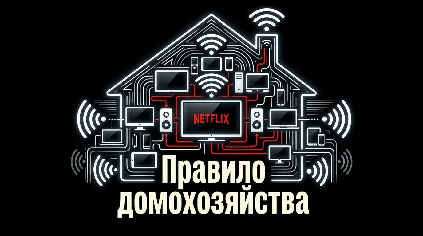 Правило одного домохозяйства в Netflix: как оно работает и кого касается