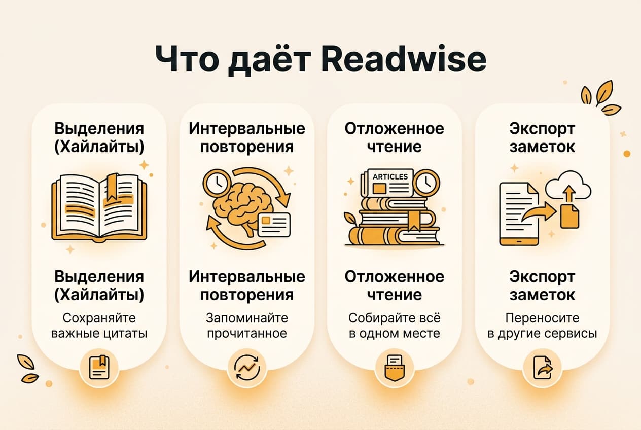 Как оформить подписку Readwise из России в 2026 году: без зарубежной карты — фото 1