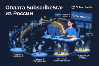 Как оплатить SubscribeStar из России в 2026 году: поддержать автора без зарубежной карты