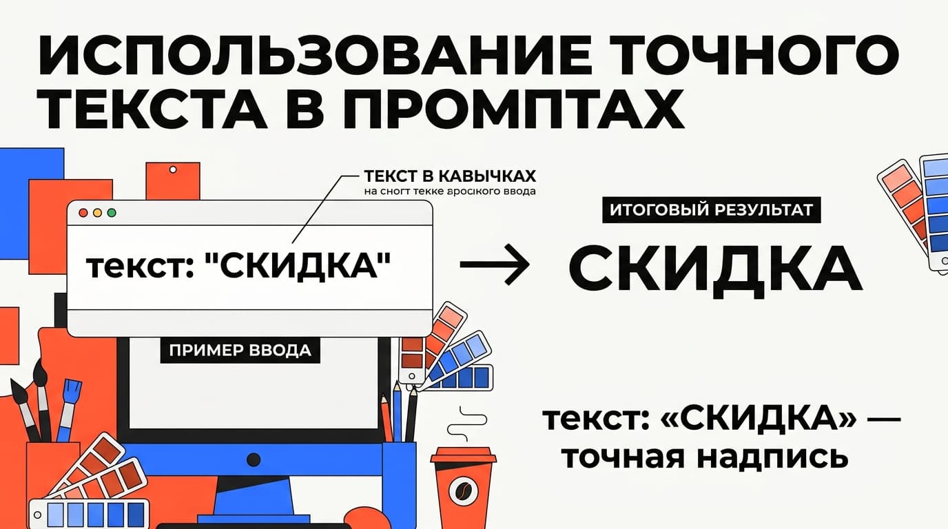 Кириллица в Ideogram: как получить русский текст на картинке без ошибок в буквах — фото 3