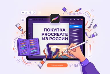Как купить Procreate из России в 2026 году: без зарубежной карты