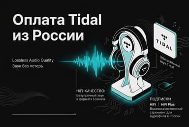 Как оформить подписку Tidal из России в 2026 году: без зарубежной карты