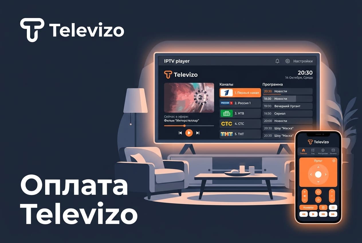 Как оплатить подписку Televizo из России в 2026 году