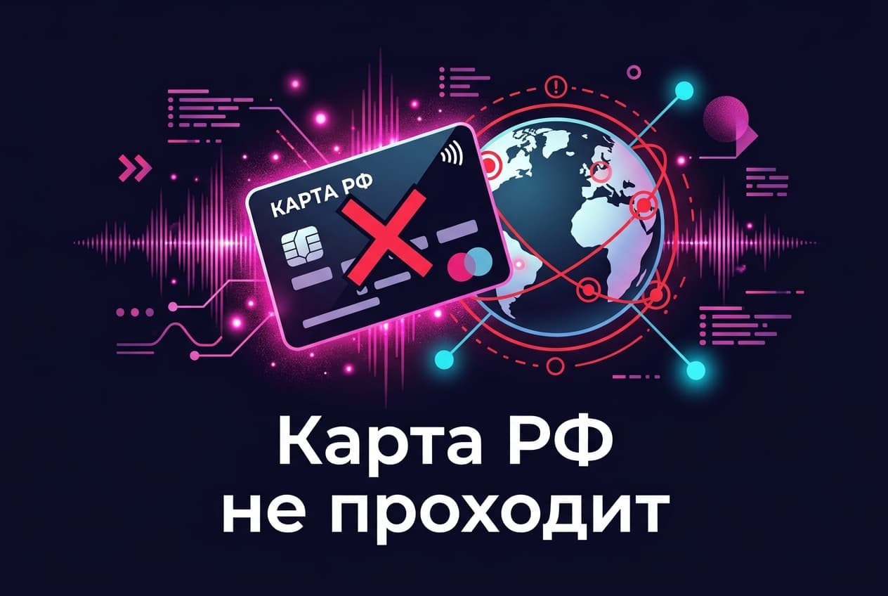 Как оформить подписку Mubert из России в 2026 году: без зарубежной карты — фото 3