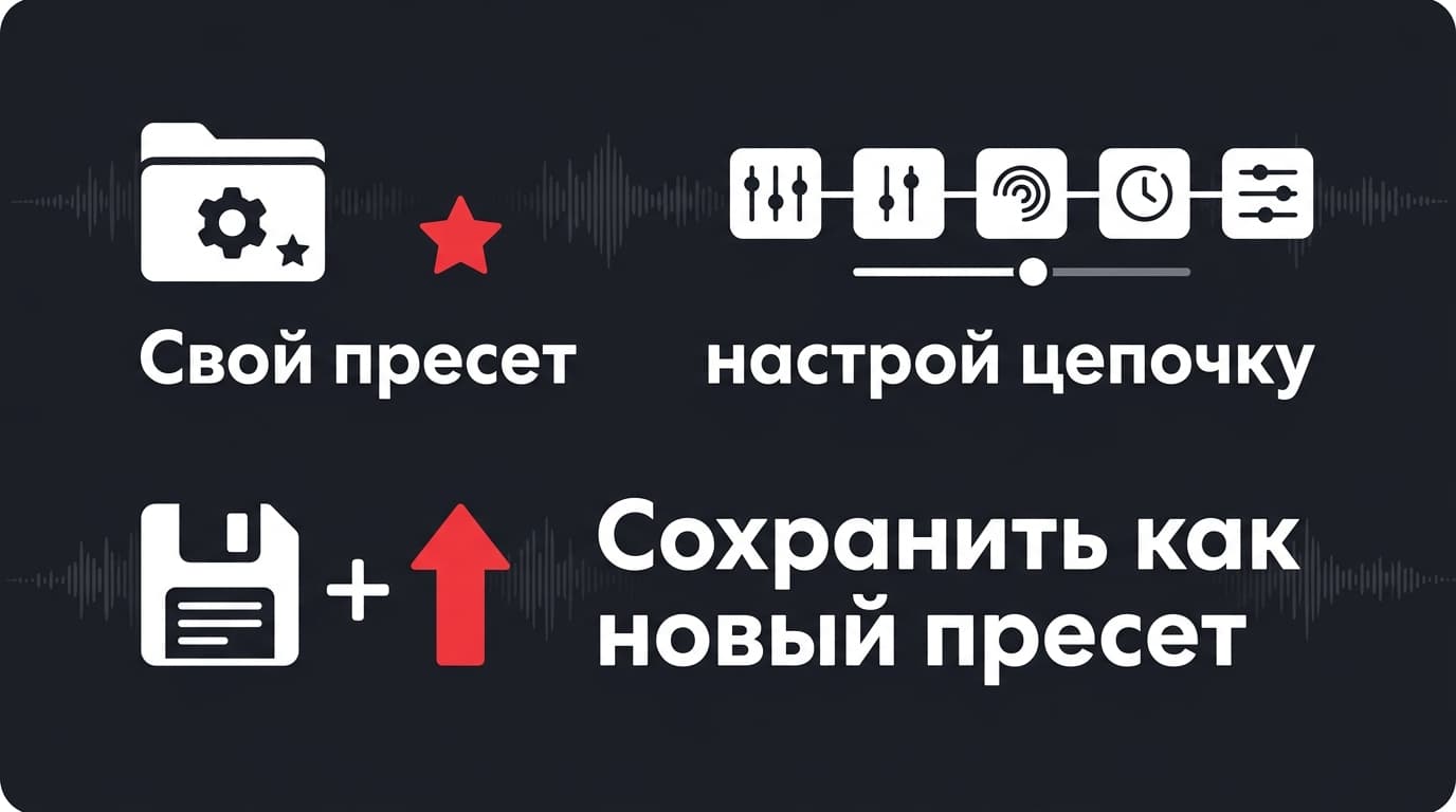 Пресеты эффектов в BandLab: как применить готовый и сохранить свой — фото 2