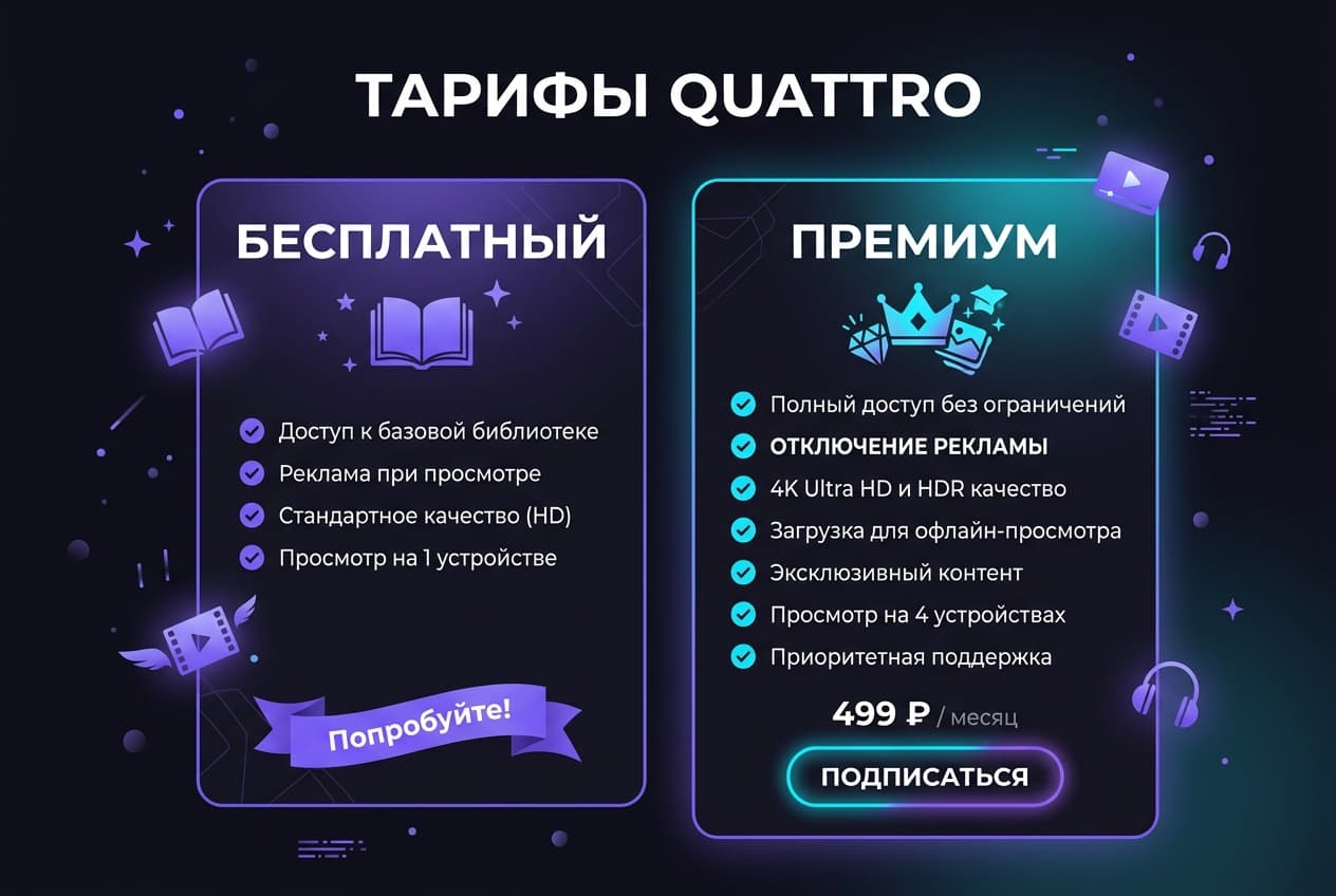 Как оплатить подписку Quattro из России в 2026 году: без зарубежной карты — фото 2