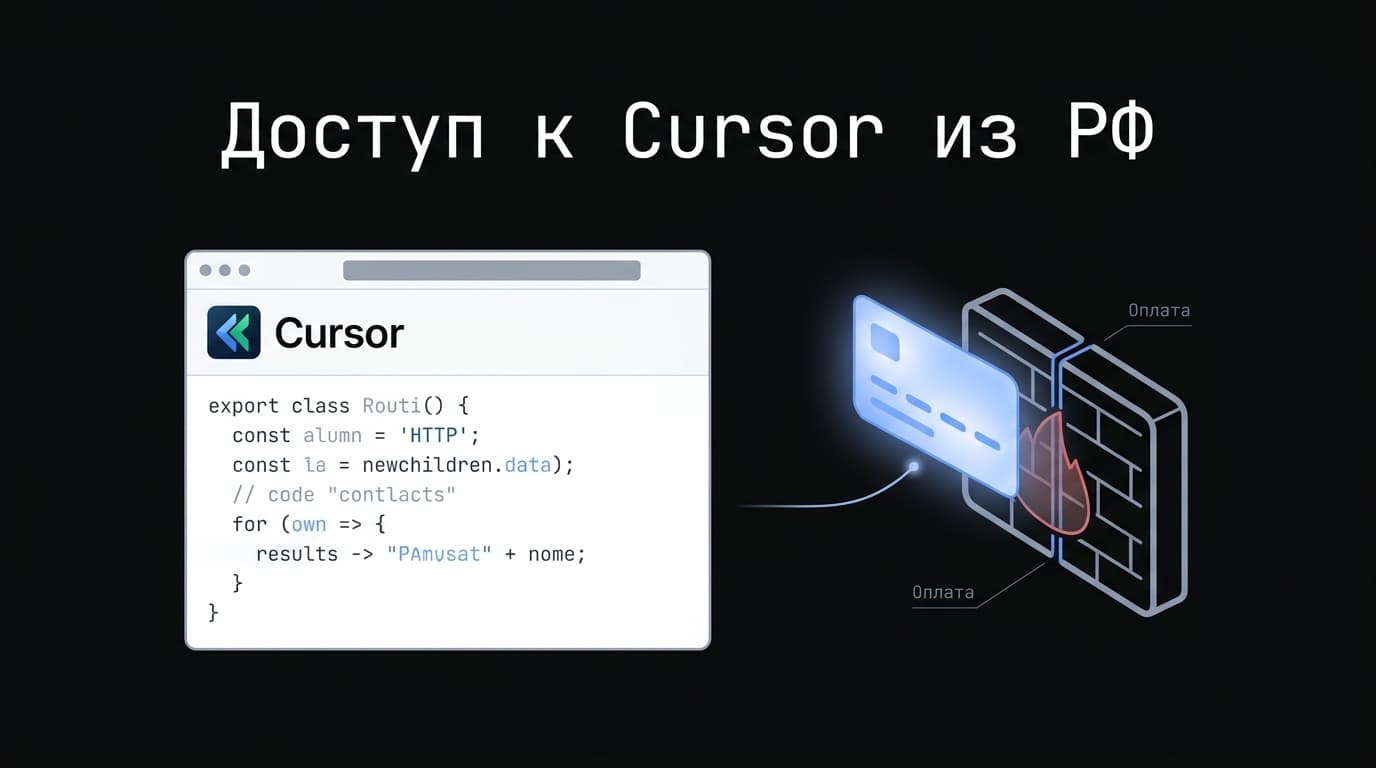 Cursor из России в 2026: где реально возникают сложности