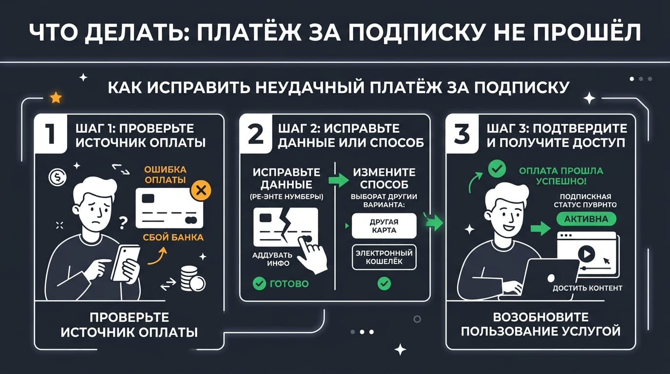 Почему не получается оформить подписку и как это исправить в 2026 году — фото 4