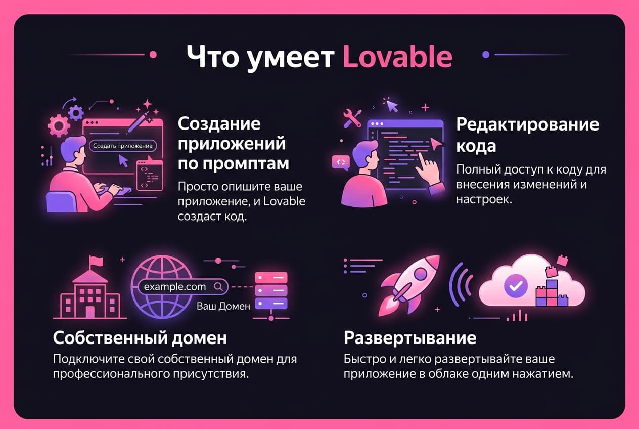 Как оформить подписку Lovable из России в 2026 году: без зарубежной карты — фото 1