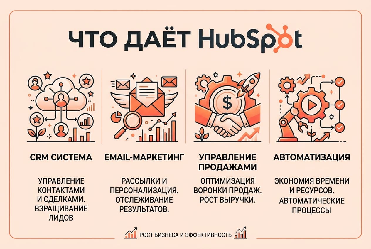 Как оформить подписку HubSpot из России в 2026 году: без зарубежной карты — фото 1
