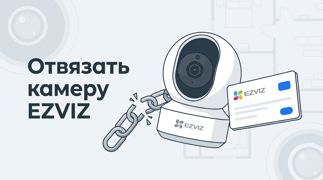 Как отвязать камеру EZVIZ от учётной записи: свой аккаунт и чужой — разные истории