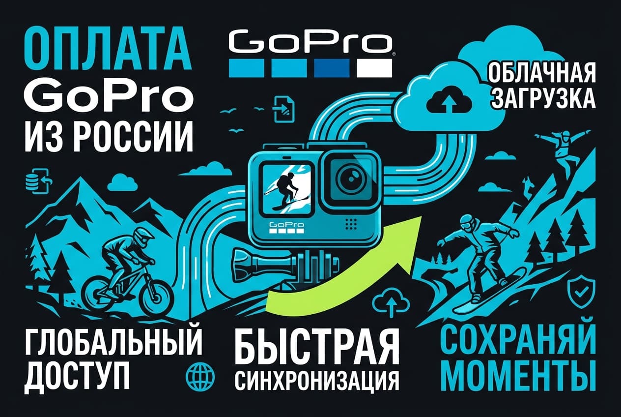 Как оплатить GoPro из России в 2026 году: подписку без зарубежной карты