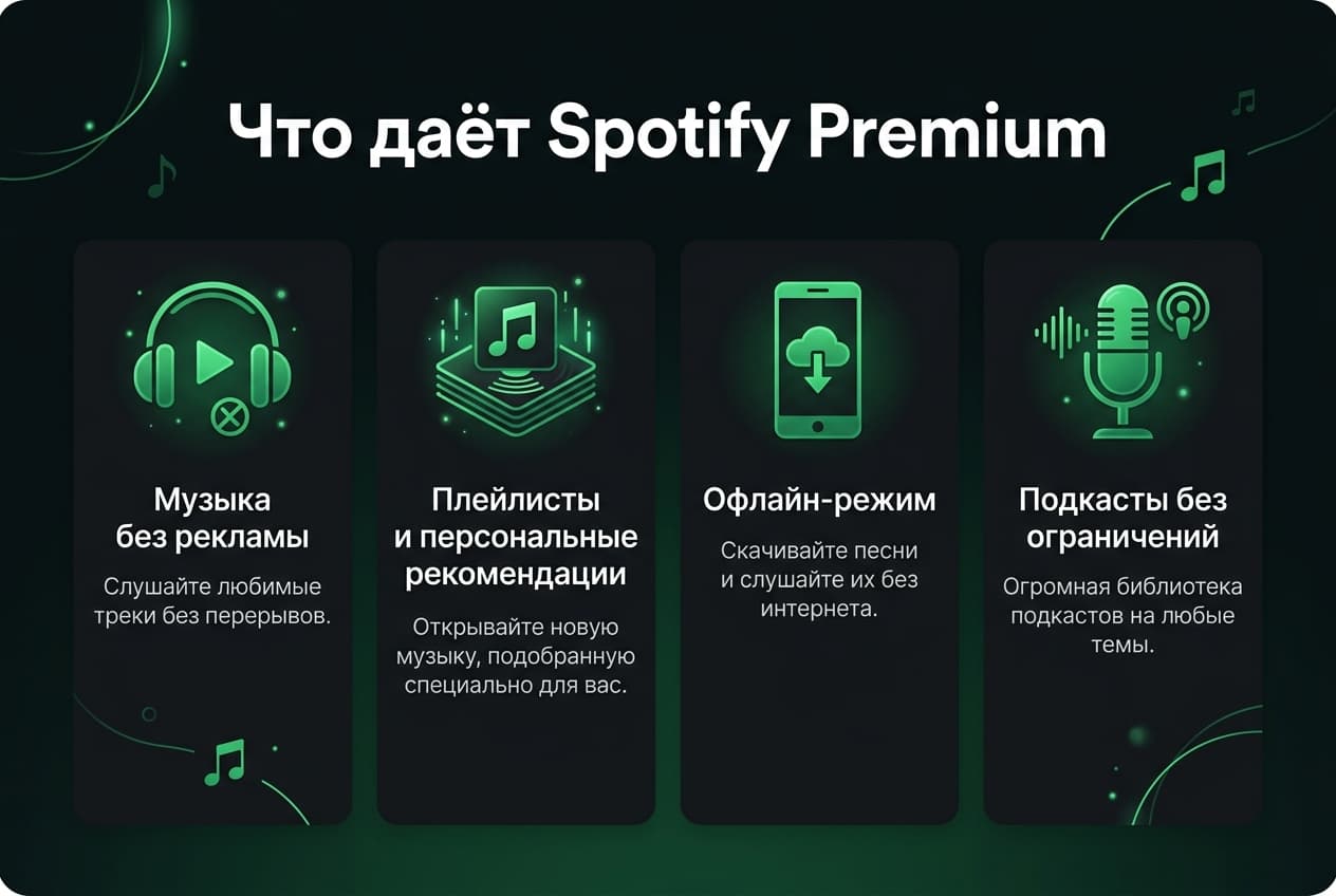 Как оформить подписку на Spotify в России в 2026 году: без зарубежной карты — фото 1